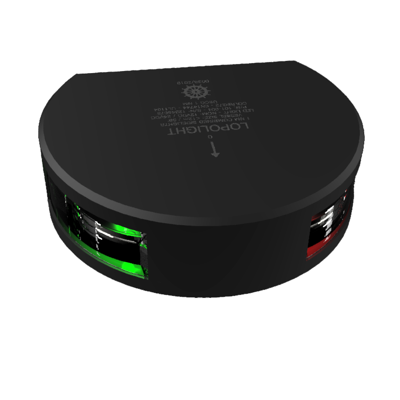 1nm Combined sidelight, silver anodized